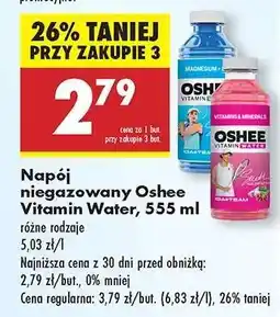 Biedronka Napój niegazowany Oshee Vitamin Water, 555 ml oferta