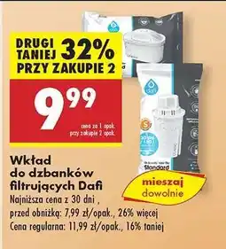 Biedronka Wkład do dzbanków filtrujących Dafi oferta