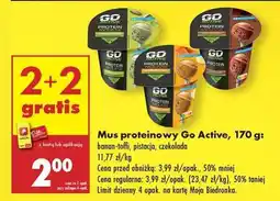 Biedronka Mus proteinowy Go Active, 170 g oferta