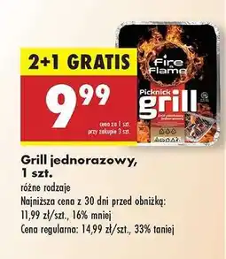 Biedronka Grill jednorazowy 1 szt oferta