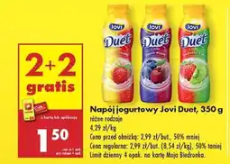 Biedronka Napój Jogurtowy Jovi Duet 350 g oferta