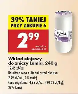 Biedronka Wkład olejowy do zniczy Lumia 240 g oferta