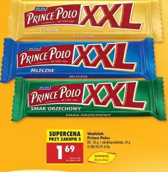 Biedronka Wafelek PRINCE POLO oferta