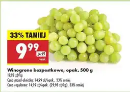 Biedronka Winogrono bezpestkowe, opak. 500 g oferta