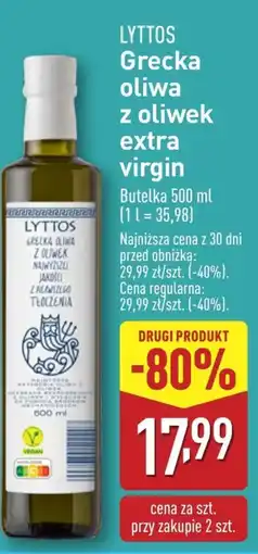 ALDI Oliwa z oliwek Lyttos oferta
