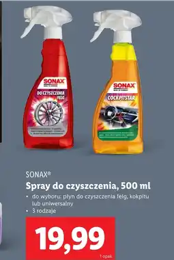 Lidl Płyn do czyszczenia felg Sonax oferta