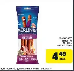 Globi Kabanosy bbq & bekon Morliny Berlinki oferta