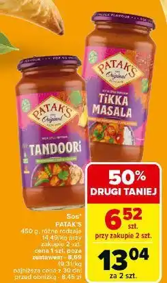 Carrefour Sos tikka masala Patak's oferta