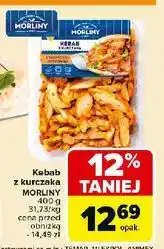 Carrefour Kebab z kurczaka saszetką sosu czosnkowego Morliny oferta