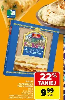 Carrefour Placki pappadums Mida's oferta