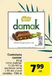 Carrefour Czekolada mleczna z pistacjami Damak (Nestle) oferta