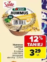 Carrefour Hummus klasyczny Lovege oferta