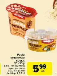 Carrefour Pasta sezamowa z orzechami + grissini Koska oferta