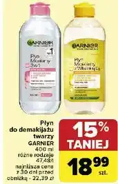 Carrefour Płyn micelarny z witaminą c Garnier Skin Naturals oferta