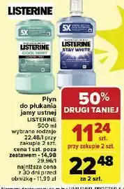 Carrefour Płyn do płukania ust Listerine Stay White oferta