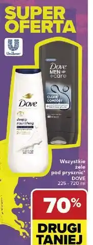 Carrefour Żel pod prysznic Dove Deeply Nourishing oferta