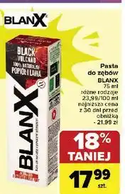 Carrefour Pasta do zębów Blanx Black Volcano oferta