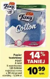 Carrefour Papier toaletowy Foxy Cotton oferta