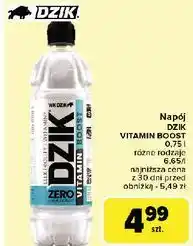 Carrefour Napój grejpfrutowy zero Wk Dzik oferta