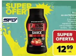 Carrefour Sos deserowy truskawkowy Fitking Delicious oferta
