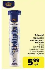Carrefour Tabletki musujące elektrolity Kruger oferta