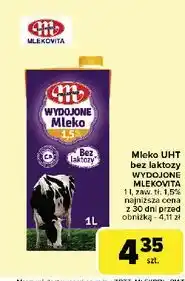 Carrefour Mleko bez laktozy 1.5% Mlekovita Wydojone oferta