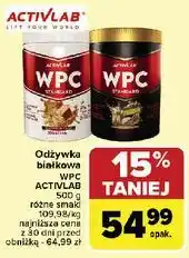 Carrefour Odżywka białkowa wpc orzechowy karmel Activlab oferta