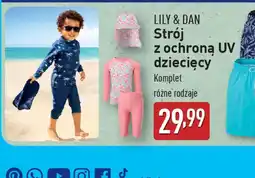 ALDI Strój z ochroną UV dziecięcy Lily & Dan oferta