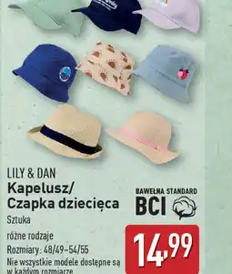 ALDI Kapelusz/Czapka dziecięca Lily & Dan oferta