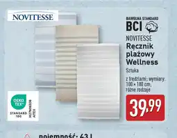 ALDI Ręcznik plażowy Wellness Novitesse oferta