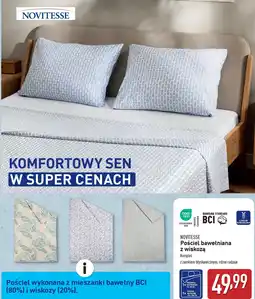 ALDI Pościel bawełniana z wiskozą Novitesse oferta