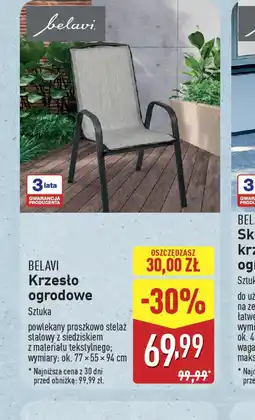 ALDI Krzesło ogrodowe Belavi oferta