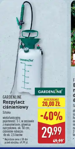 ALDI Rozpylacz ciśnieniowy Gardenline oferta