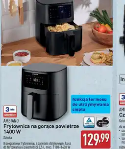 ALDI Frytownica na gorące powietrze Ambiano oferta
