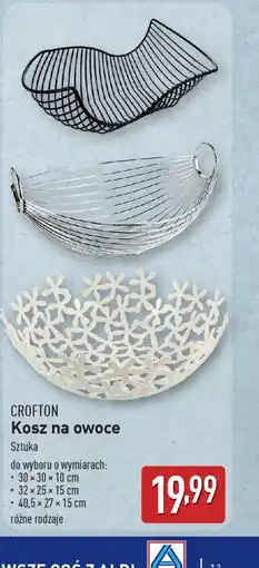 ALDI Kosz na owoce Crofton oferta