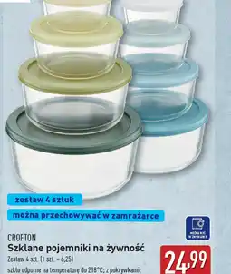 ALDI Szklane pojemniki na żywność Crofton oferta