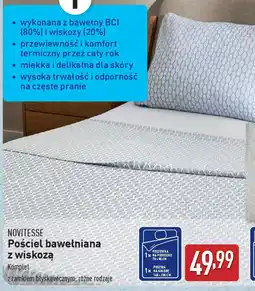 ALDI Novitesse Pościel bawełniana z wiskozą oferta