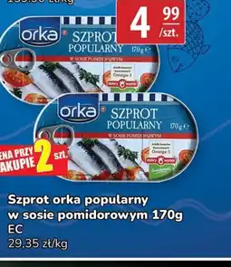 Szprot orka popularny w sosie pomidorowym