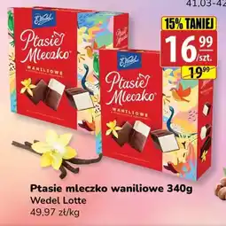 API MARKET Ptasie mleczko waniliowe Wedel Lotte oferta