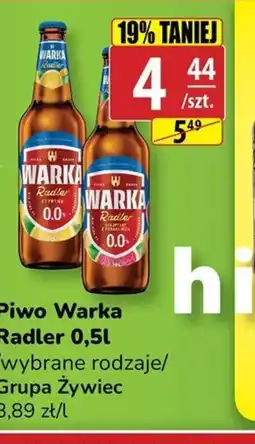 API MARKET Piwo Warka Radler oferta