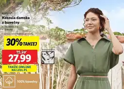 Lidl Koszula damska bawełniana Esmara oferta