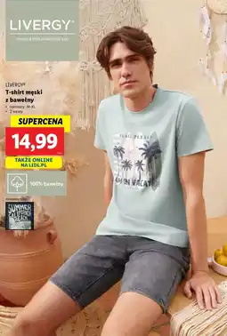 Lidl T-shirt bawełna Livergy oferta