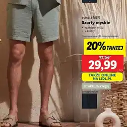 Lidl Szorty męskie m-xl Esmara oferta