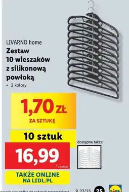 Lidl Wieszaki na ubrania Livarno Home oferta