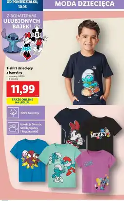 Lidl T-shirt dziecięcy stich oferta