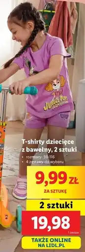 Lidl T-shirt dziecięcy 98-116 cm oferta
