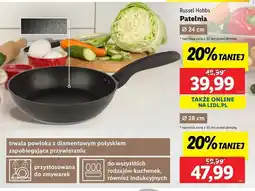 Lidl Patelnia śr. 28 cm Russell Hobbs oferta