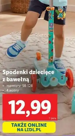 Lidl Spodenki chłopięce krótkie rozm. 98-128 cm oferta