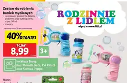 Lidl Zestaw do baniek mydlanych oferta
