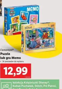 Lidl Gra memo psi patrol Clementoni oferta
